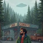 Corky's corner store, dealing fear and mayhem to keep the peace